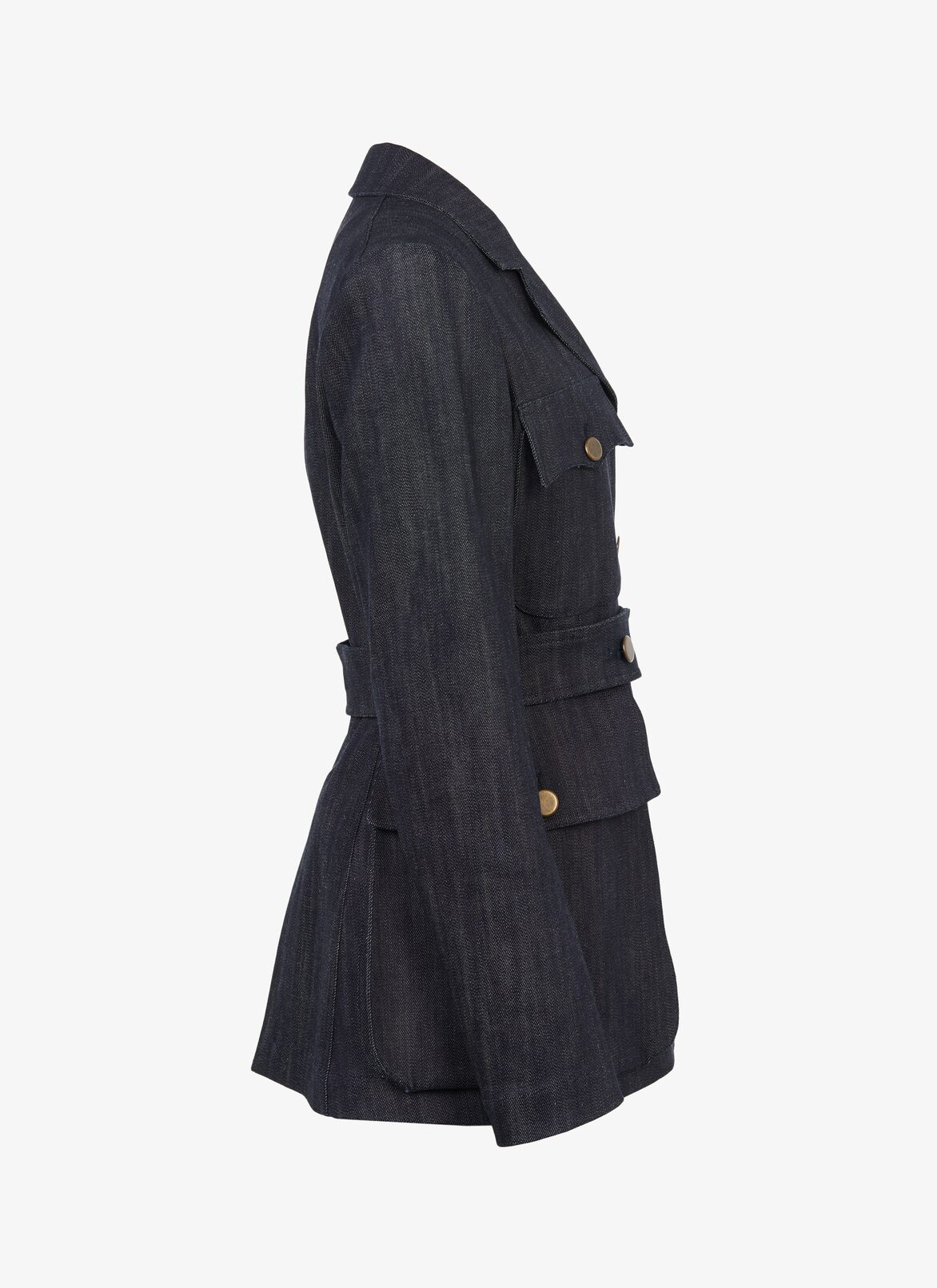 Alaïa Edition 1990 Denim Safari Jacket
 ALAÏA MARINE ALAÏA EDITION 1990 DENIM SAFARI JACKET